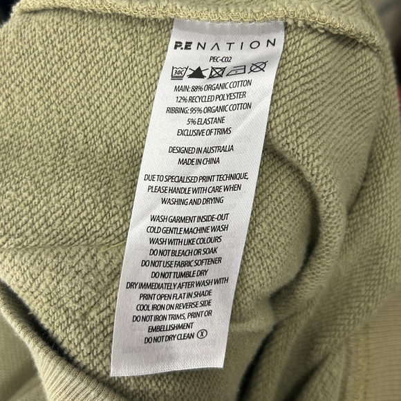 P.E. Nation Pullover Organic Cotton Hoodie Size Small - Picture 8 of 8